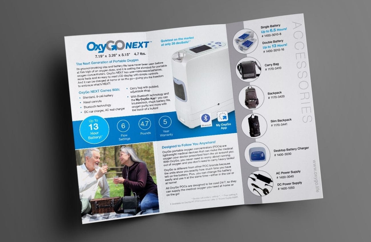 Oxygen concentrator product brochure