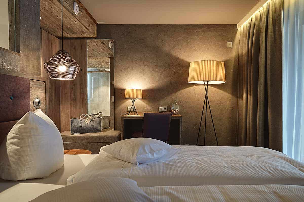 Das Doppelzimmer Heimatzeit unseres Wellnesshotels