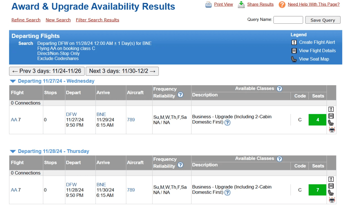 AA Systemwide Upgrades (SWUs) in AAdvantage: How They Work, Who Gets Them, How Use 11 Upgrade search results
