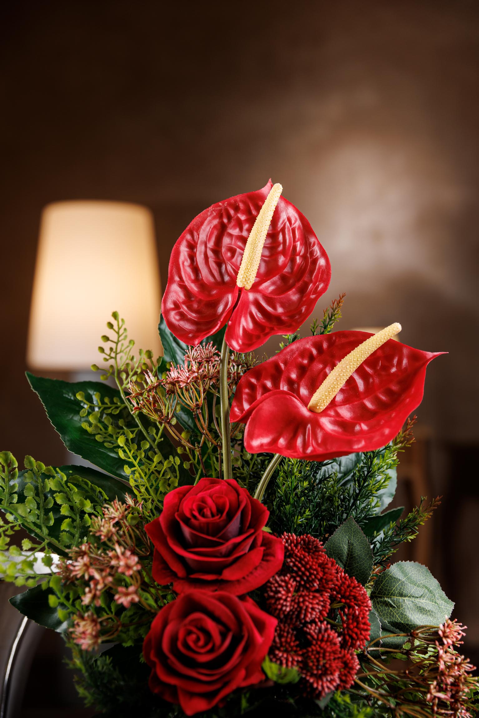 Dettaglio-Realsimo-Anthurium-Composizioni-Fiori-per-Tombe