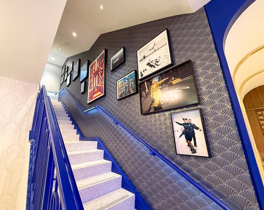 JetBlue Opens Its First Lounge — “BlueHouse” at JFK T5 (Dec 18, 2025) 5 BlueHouse Entry Gallery Wall 1