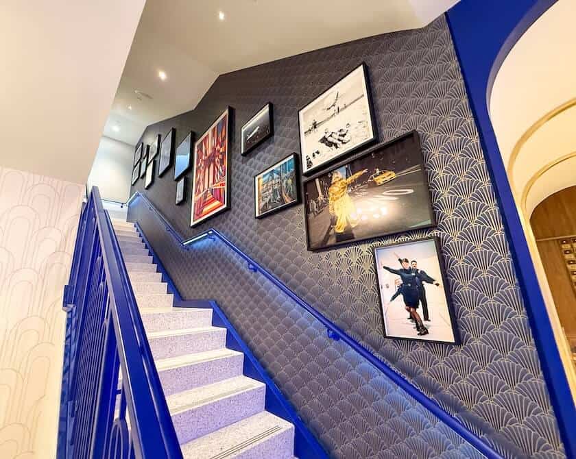 JetBlue Opens Its First Lounge — “BlueHouse” at JFK T5 (Dec 18, 2025) 5 BlueHouse Entry Gallery Wall 1