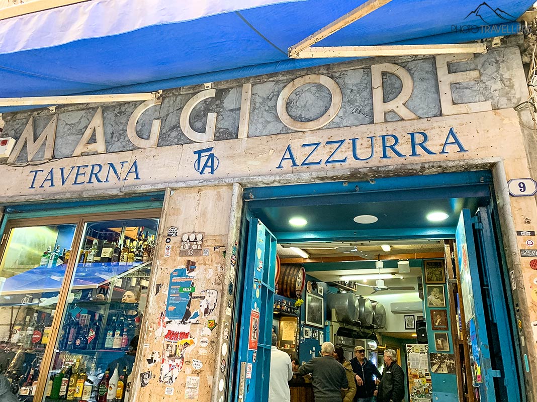Die Taverna Azzura war schon früher der Künstlertreff