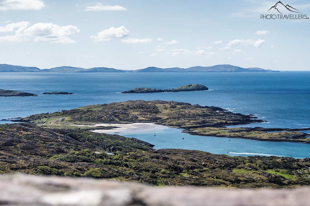 Ein weißer Sandstrand am Ring of Kerry