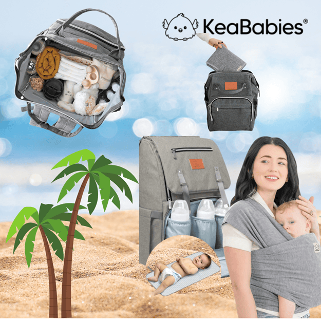 KeaBabies / a woman carrying a baby in a sling