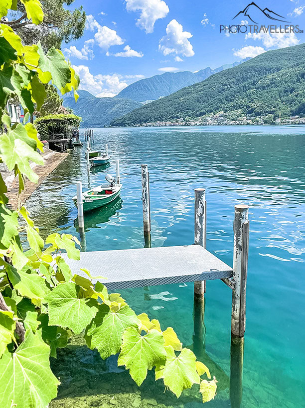 Morcote ist ein altes Fischerdörfchen am Luganersee