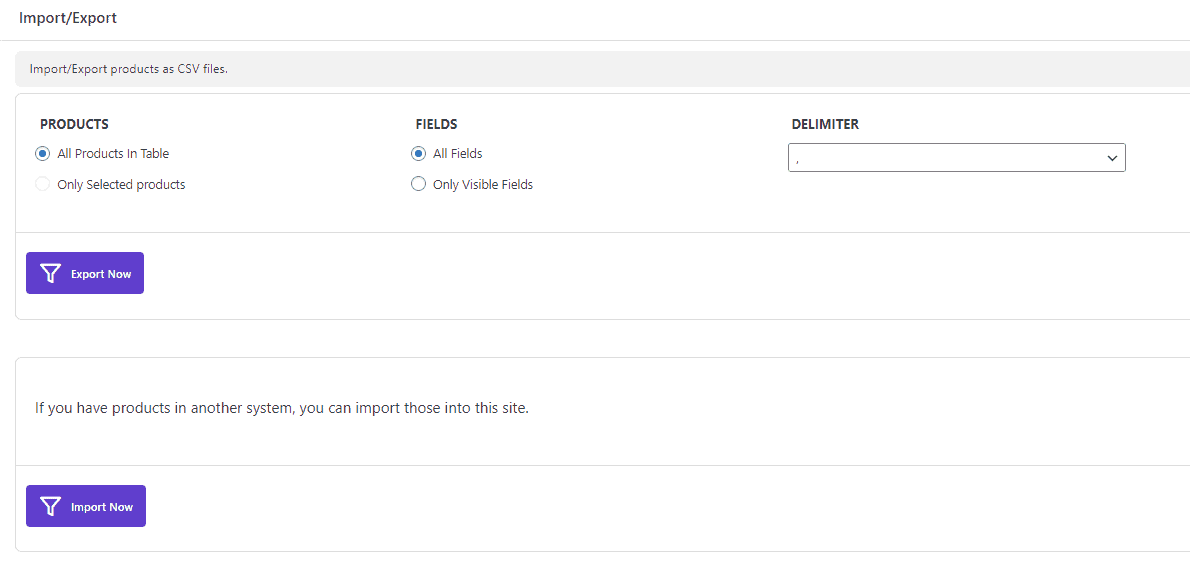 Export all WooCommerce products with all fields using WooCommerce products bulk edit plugin