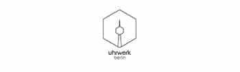 A black and white logo for a portfolio.