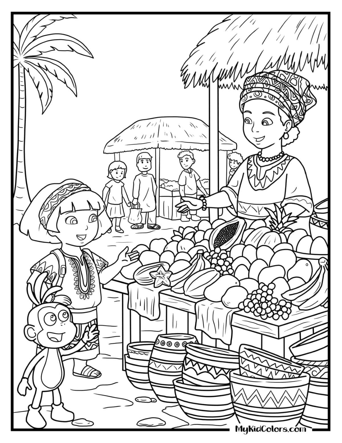 Dora the Explorer Coloring Pages – Page # 12