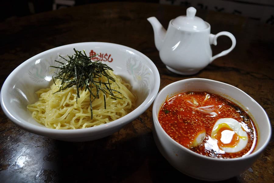 【鬼がらし岩沼店】辛みそつけ麺 大辛 1,000円(税込)