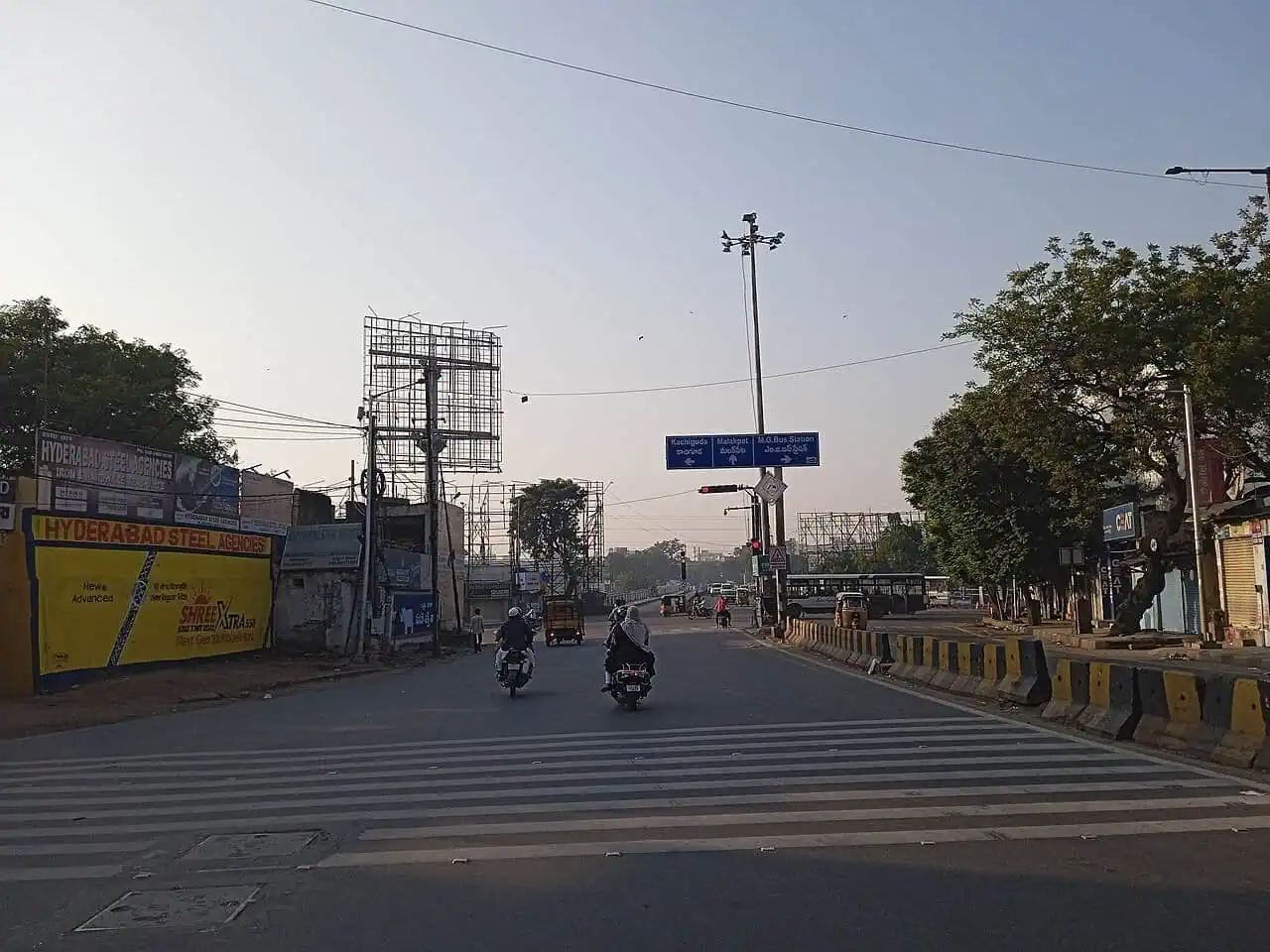 Chaderghat junction in Hyderabad