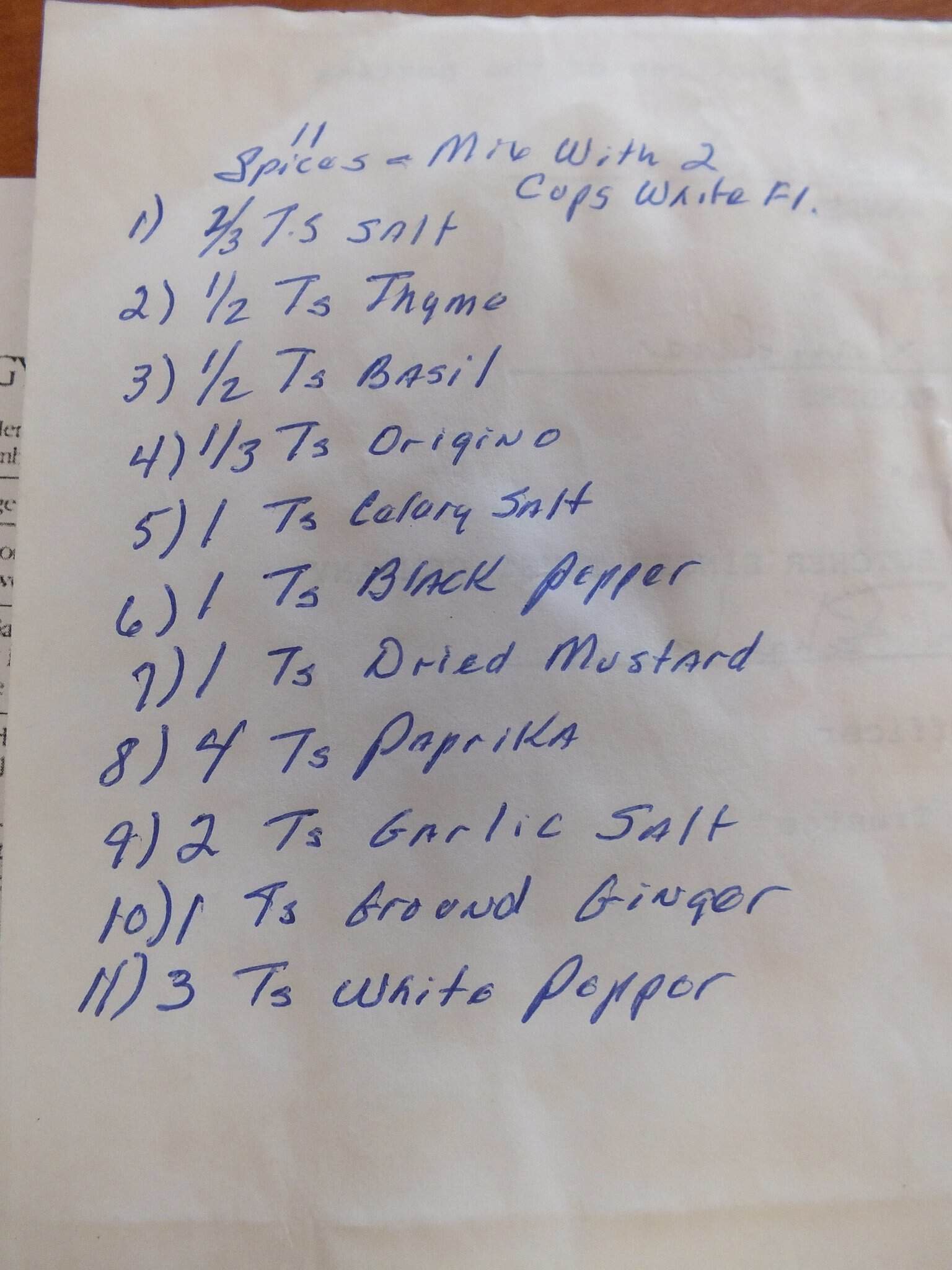 KFC Recipe - 11 Secrets Herbs & Spices Leaked