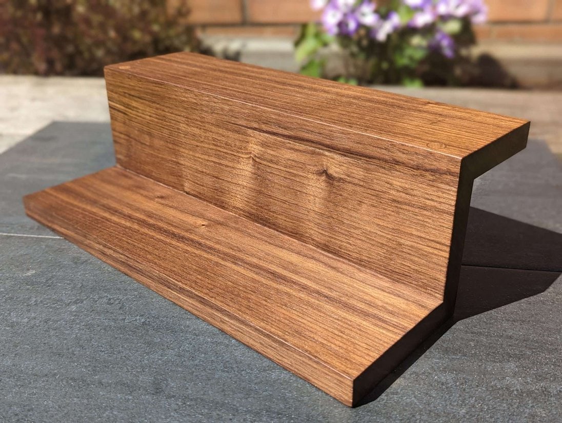 Floating countertop shelf - Black Walnut