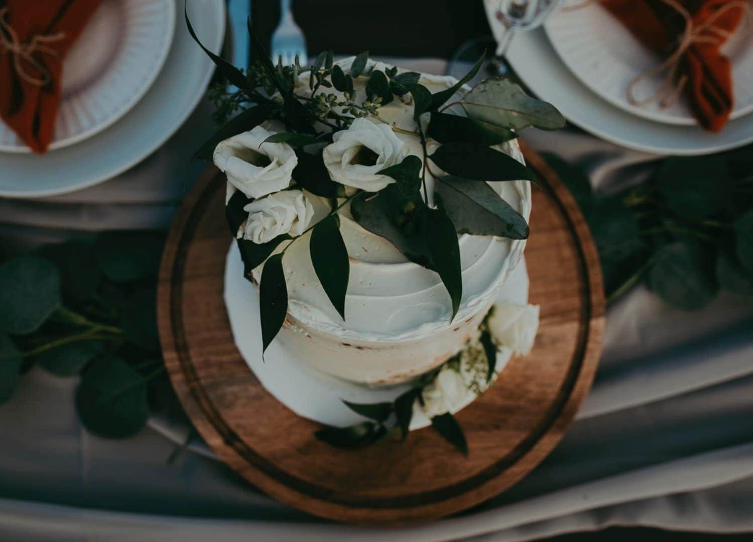 elopement wedding cake