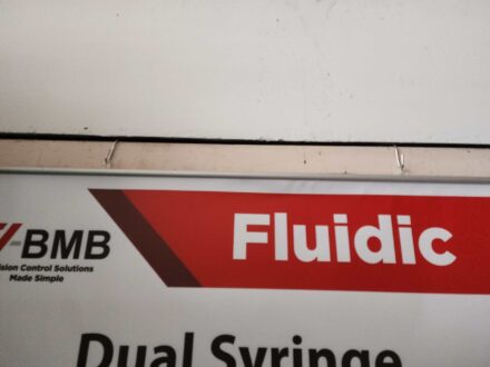 Exhibition hanging posters with hooks