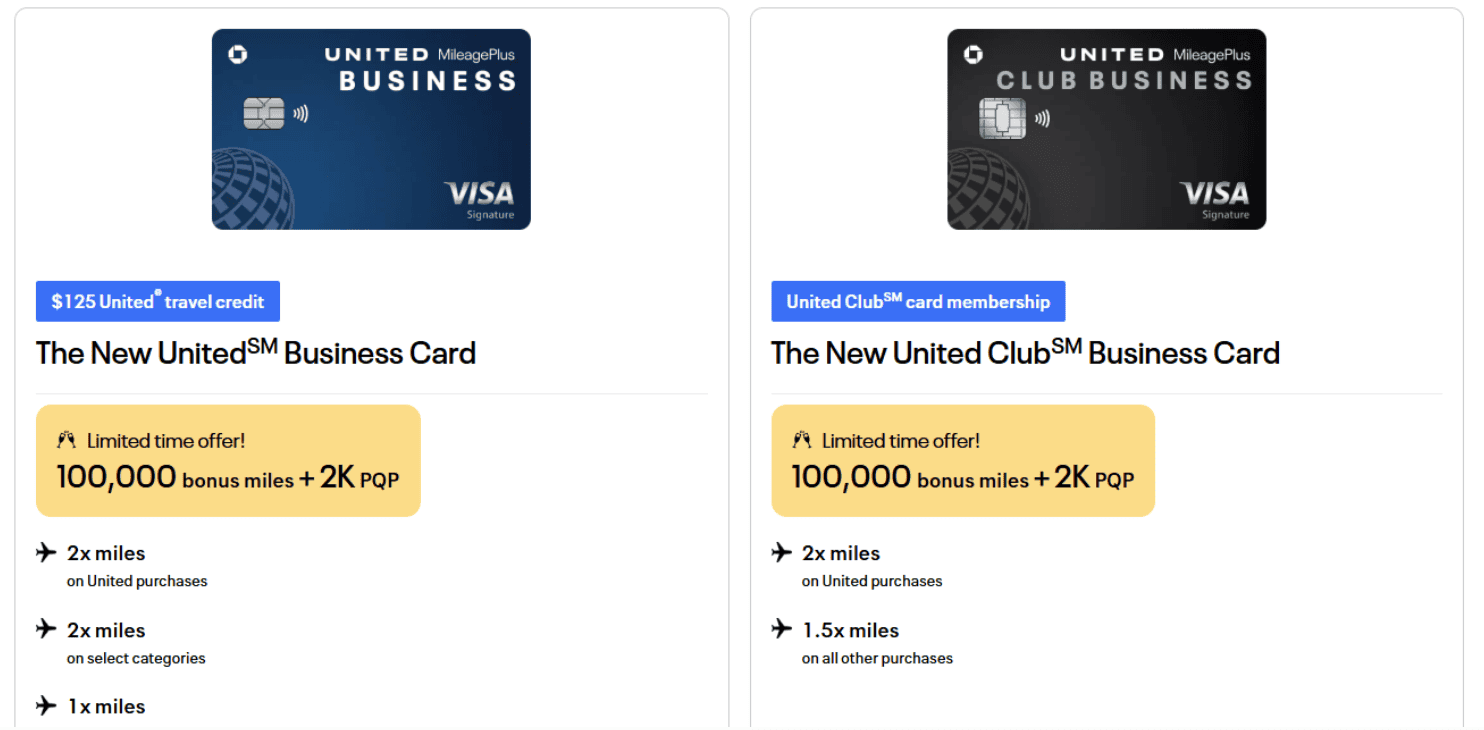 United Credit Cards in 2026: Which One Fits Your Travel Style? 2 United Business Cards