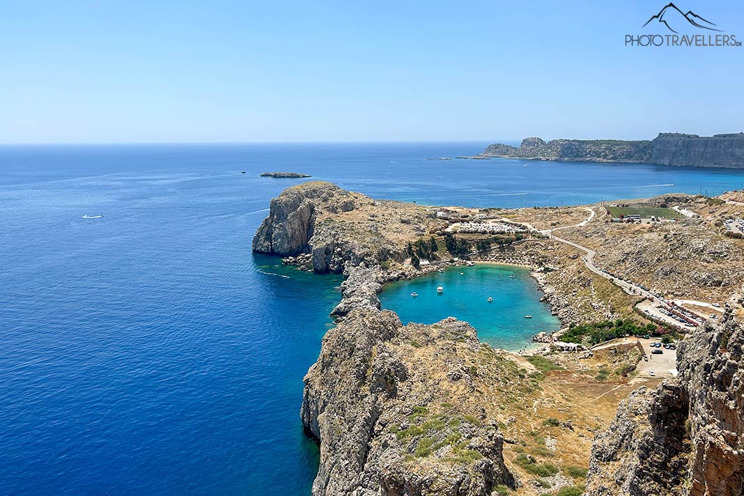 Das Oval der Paulusbucht auf Rhodos