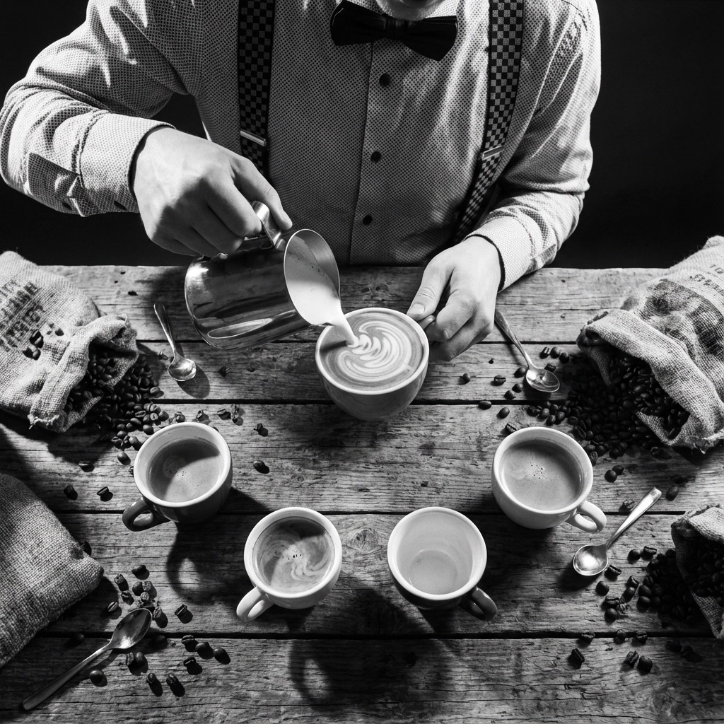 Barista At Work Barista At Work