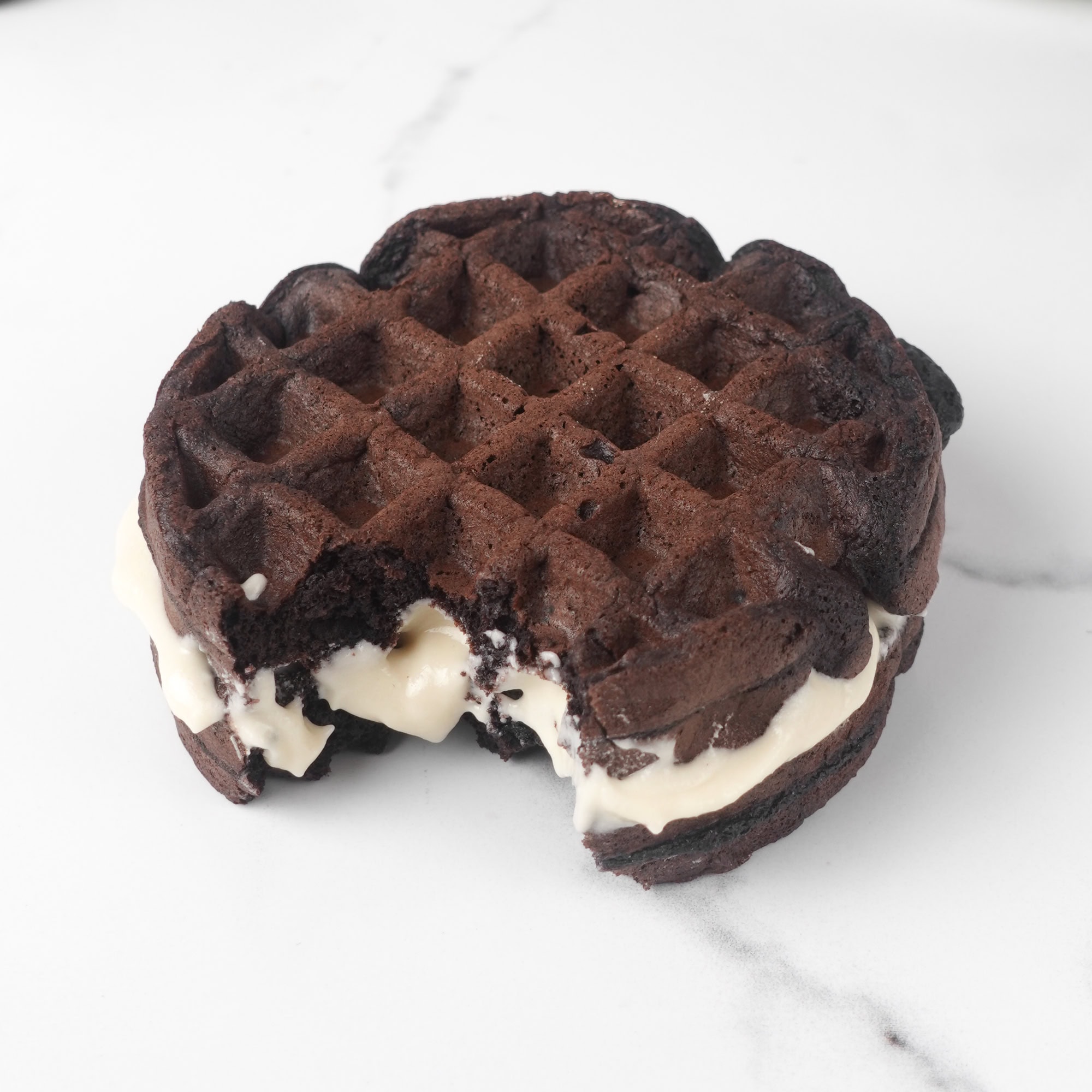 Protein Oreo Waffle Sandwich