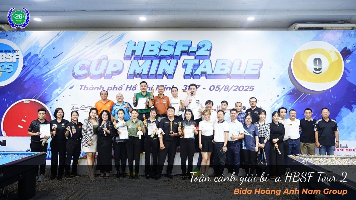 Toàn cảnh giải bi-a HBSF Tour 2