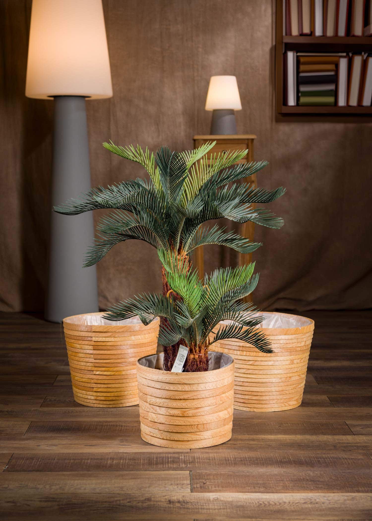 Dracaena Artificiale per Interni 150cm Albero Finto con Fioriera Bianca Alta, Pianta Finta Alta in Vaso, Pianta di Seta Artificiale per la Decorazione Della Casa, Ufficio, Soggiorno, Veranda, Patio