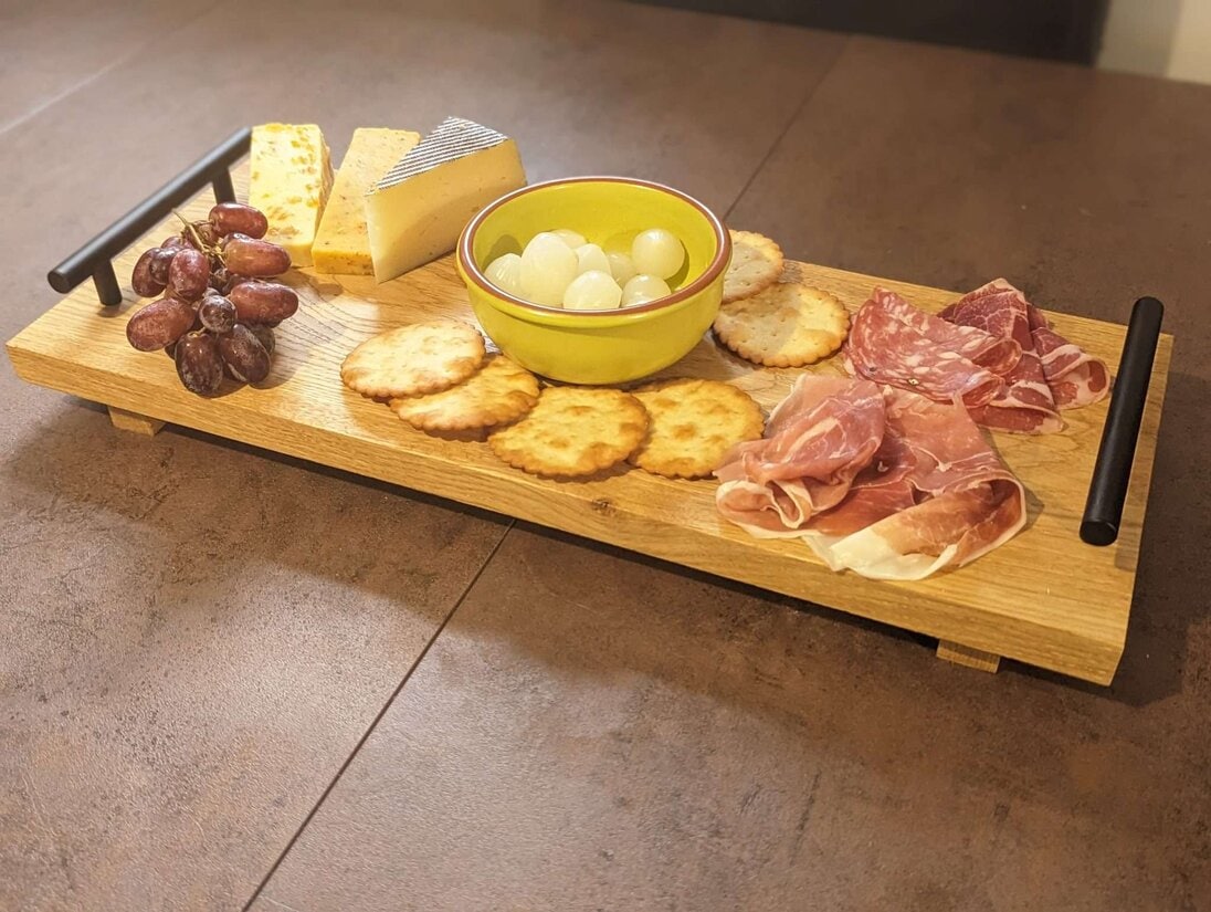 Large Solid Oak Charcuterie Board - Image 3