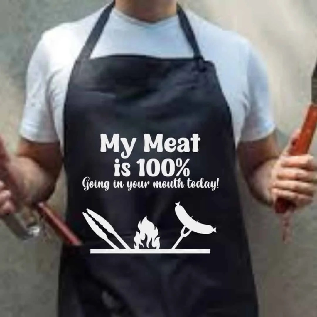 My Meat BBQ Apron