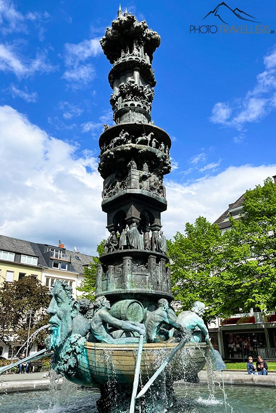 Die Historiensäule in Koblenz