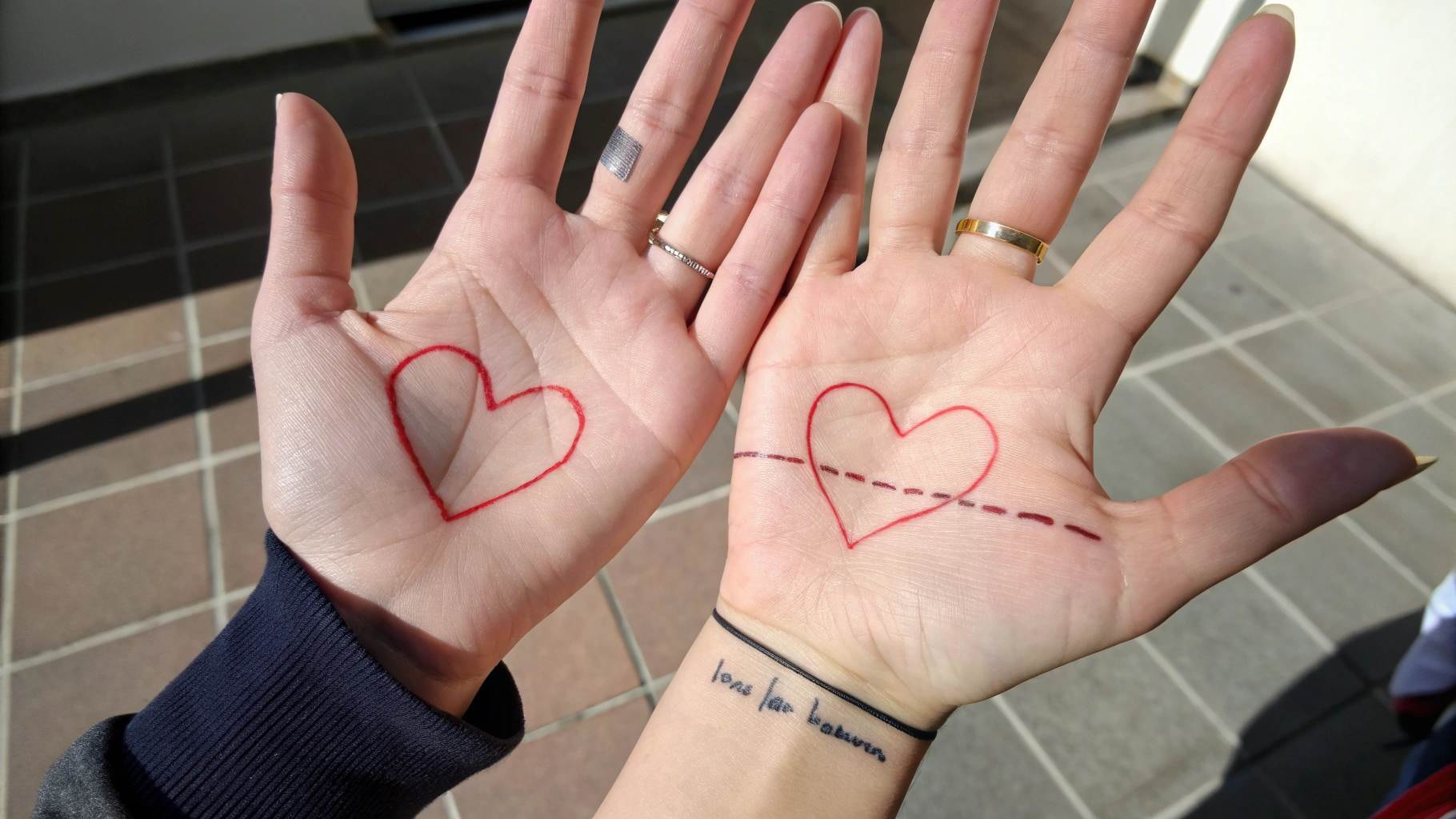 hjärtlinje i palmistry