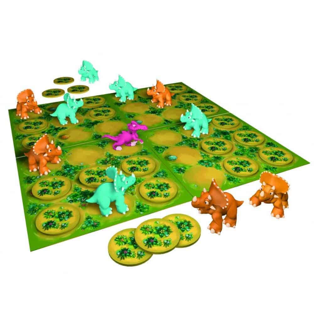 jurassic brunch placa piese board game 15 minute 2 jucatori minim 8 ani