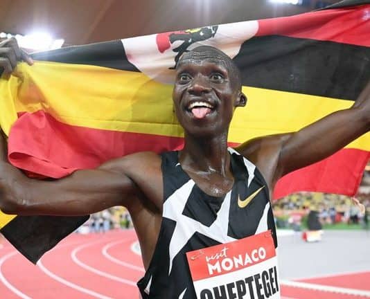 Joshua Cheptegei kicks off Olympic season with victory in Monaco