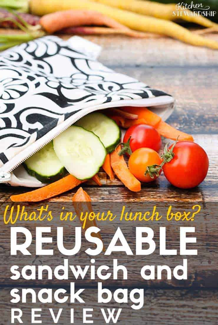 The BEST reusable sandwich and snack bags around! Here's my honest review of a variety of reusable bags. Chopped snack vegetables in reusable sandwich and snack bags.