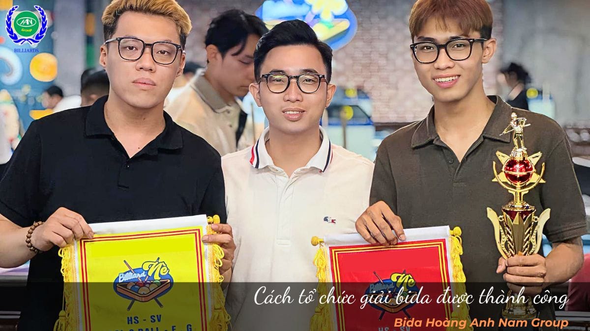 Cách tổ chức giải bida được thành công