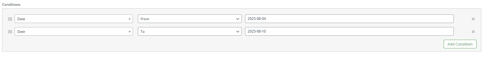 Create time sensetive gifting rules
