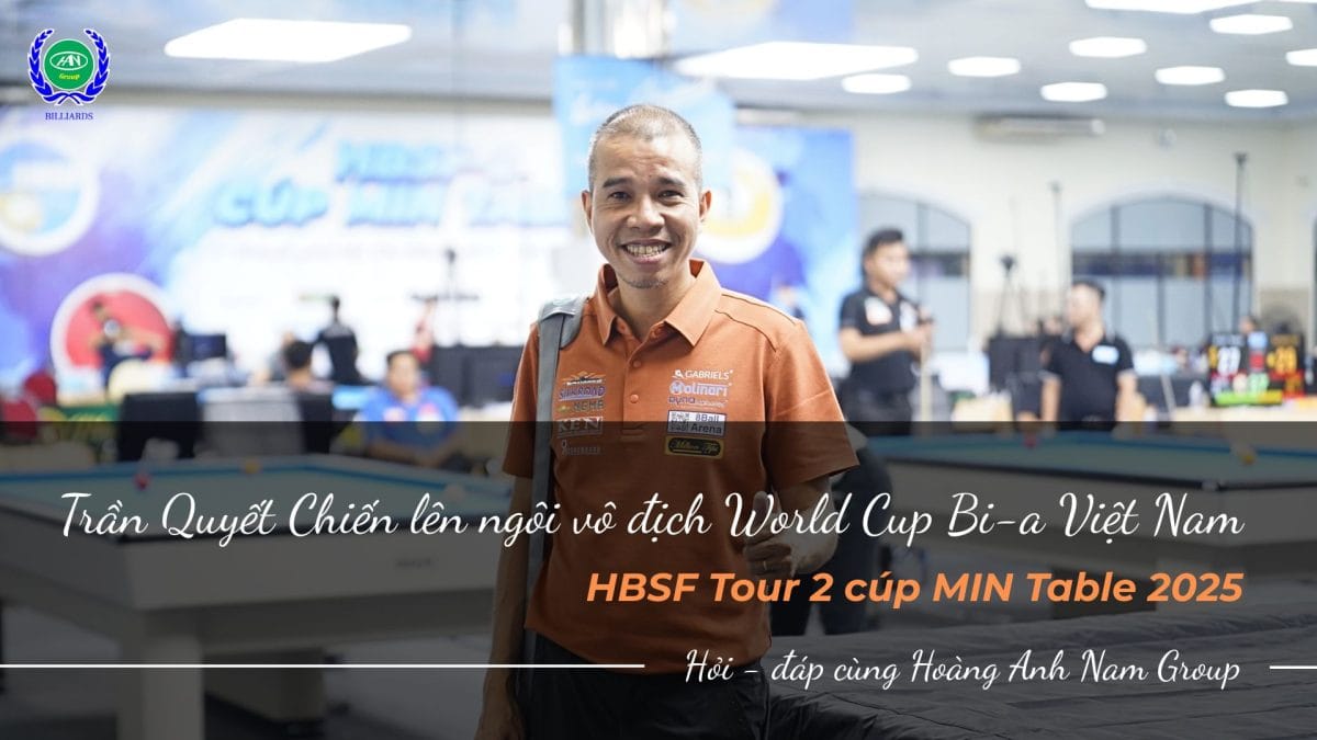 Trần Quyết Chiến vô địch World Cup bi-a Việt Nam