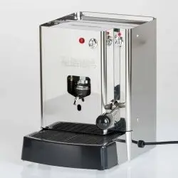 La Piccola Sara Inox Ansicht vorne ESE Espressomaschine