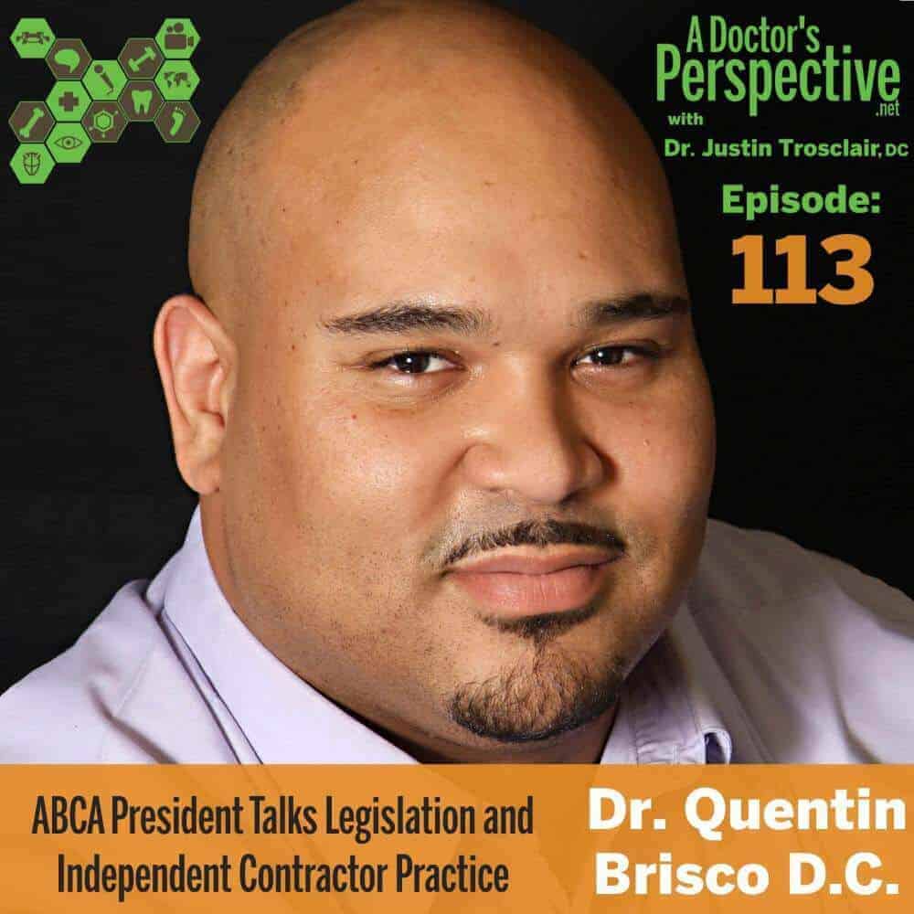 e 113 quentin brisco abca president a doctors perspective podcast 1
