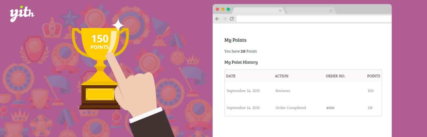 YITH WooCommerce points and rewards plugin