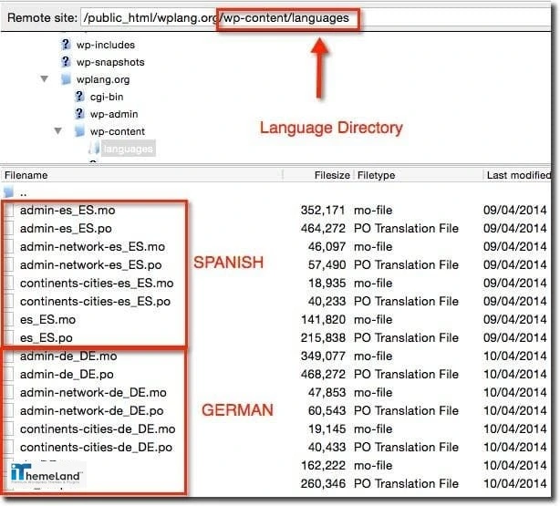 add new language tp wordpress website