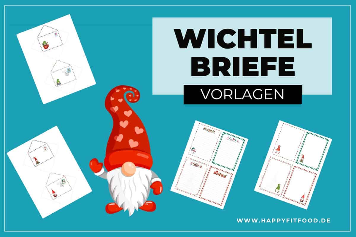 Wichtelbriefe Vorlagen PDF zum Ausdrucken kostenlos