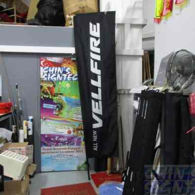 Rectangle flag for Vellfire Rectangle flag for Vellfire
