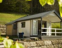 Ansicht von Chalet Bene am Campingplatz Stein