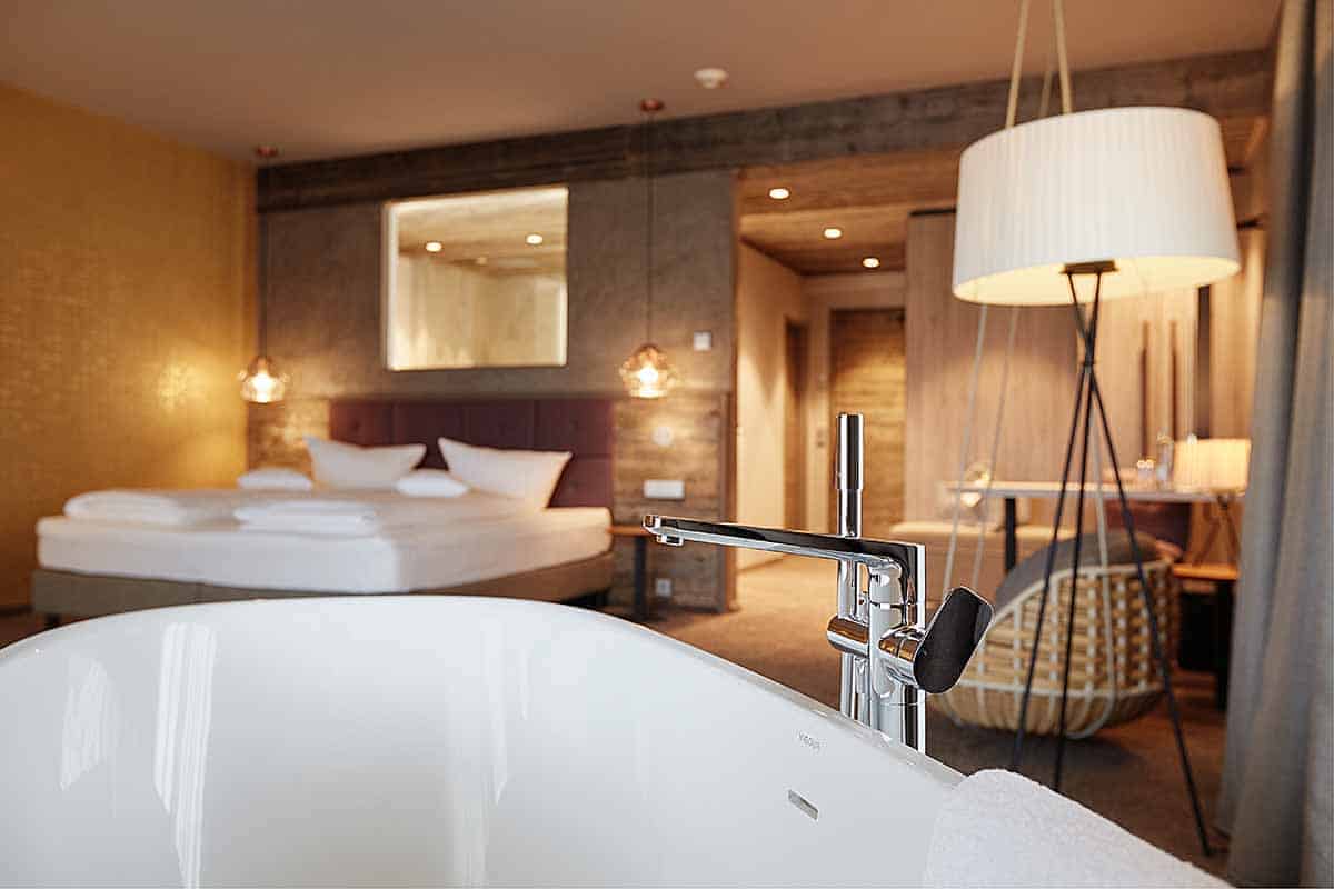 Details der Suite Bergzeit unseres Wellnesshotels
