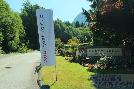 Rectangular Flag Banner Printing with Spike