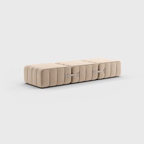 Modulares Einsitzer Sofa / Liege im Stoff Dama –  3 Sofa-Module