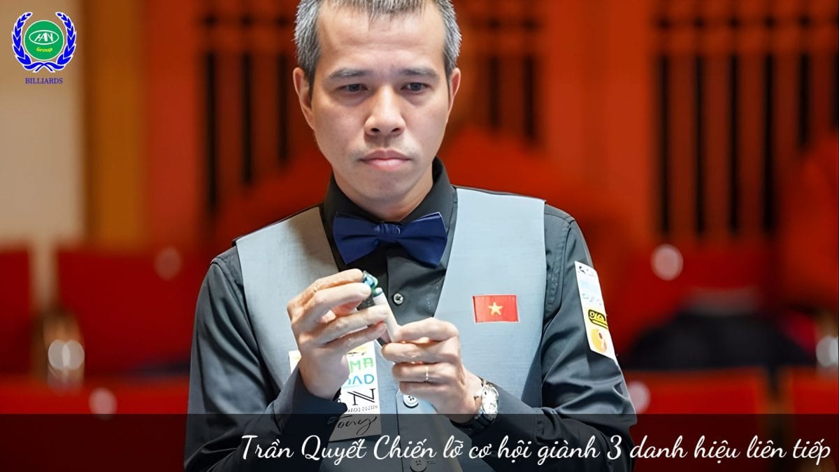 Trần Quyết Chiến lỡ cơ hội giành 3 danh hiệu liên tiếp