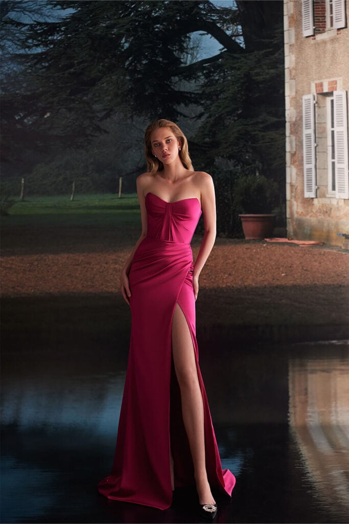 Strapless Evening Dress