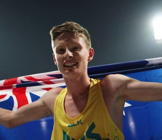 Gold for Australia’s Jaryd Clifford in a time of 3:47.78 breaking his own world record