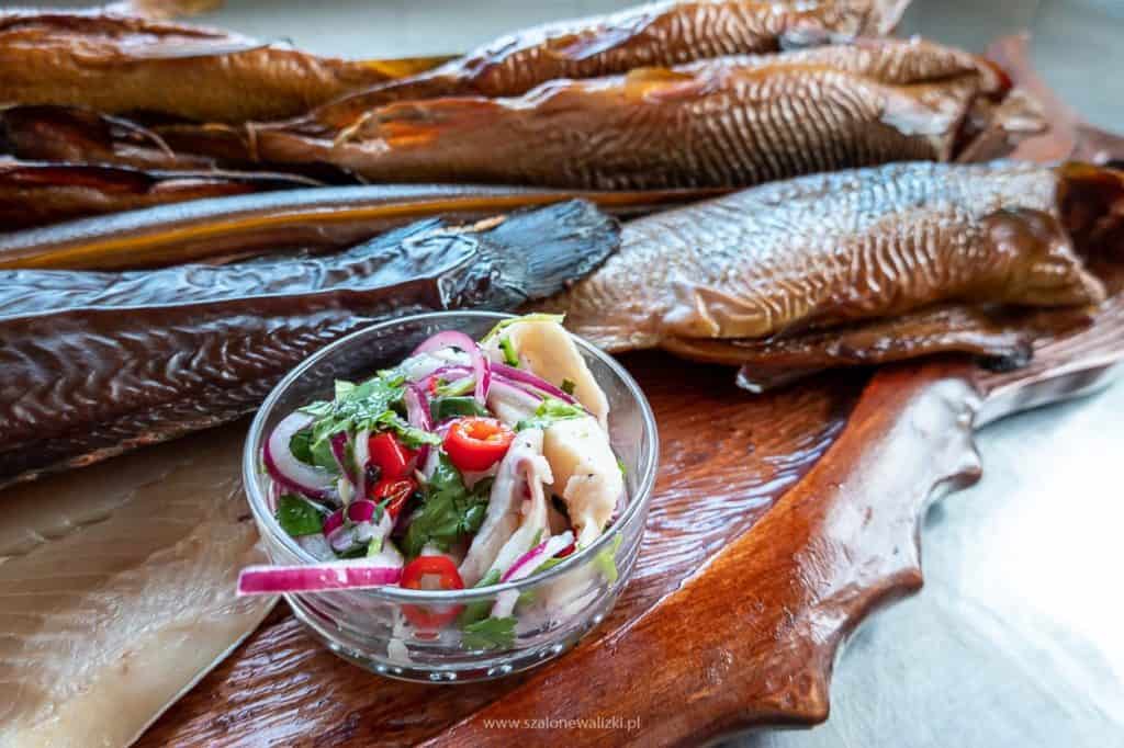 ryby wedzone z kaborna