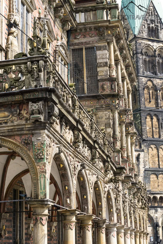 Die Fassade des Bremer Rathauses